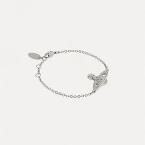 Vivienne Westwood Mini Bas Relief Silver Bracelet